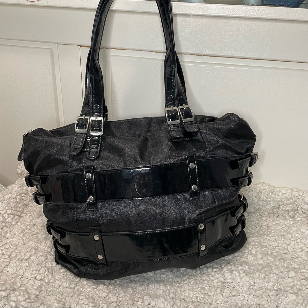 Sondra Roberts Black Tote Bag Purse